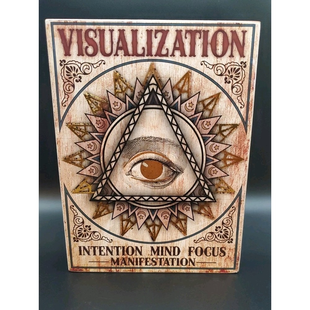 Halloween Decor Wall Plaque/Shelf‎ Sitter Seeing Eye/Third Eye